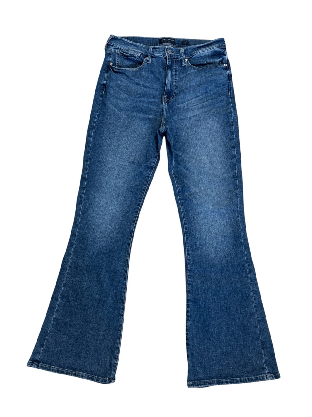 Lucky Brand High Rise Flare Leg Stevie Blue Jeans Size 12 / 31